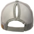 thumbnail image 5 of Casquette de Baseball en Forme de Queue de Poney Chapeau de Soleil de Camionneur Réglable en Maille à Gros Chignon, 5 of 5