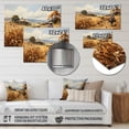 thumbnail image 4 of Designart "Abundance Harvest African Painting IV" African Metal Wall Decor, 4 of 5