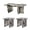 Off-white Faux Marble, variant on Roundhill Furniture Mchome 3-Piece Coffee Table Set, Coffee Table and Two End Tables, Beige Faux Marble