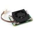 thumbnail image 2 of Passive Cooling Radiator Low Noise Speed Fan for Raspberry Pi Compute Module 4 CM4, 3007, 2 of 9