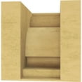 thumbnail image 4 of 6"W x 6"D x 6"H Wide Alma Rough Cedar Woodgrain TimberThane Corbel, Primed Tan, 4 of 6