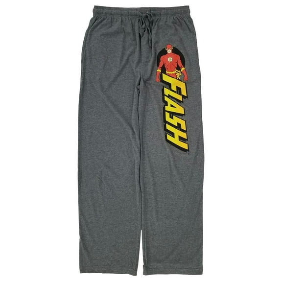 The Flash Mens Gray Sleep Pants Lounge Pants Pajama Bottoms Large