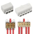 thumbnail image 5 of High Power T-Shaped Splitter Quick Connector 80A 1000V Brass ABS Terminal Block, 5 of 5