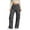 ZD Dark Gray, variant on High Waisted Cargo Pants Women Cargo Pants Stretchy Loose Fit Cargo Joggers With Drawstring Waist Cargo Sweatpants Khaki XS