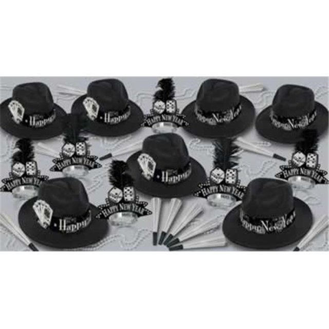 Beistle 88694-50 - Casino Silver Party Assortment For 50