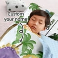 thumbnail image 2 of KAINSY Toddler Nap Mat with Pillow and Blanket, Personalized Dinosaur Design Kids Sleeping Bag, Kindergarten Nap Mat with Custom Name, for Daycare Preschool Travel Camping, Soft and Easy to Carry, 2 of 8