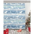 thumbnail image 5 of Christmas Shower Curtain Christmas Winter Cartoon Animal Shower Curtains for Bathroom Decor Snowflake Deer Wolf Christmas Decoration Bath Curtains Sets with Hooks Waterproof, 72x72 in, 5 of 6