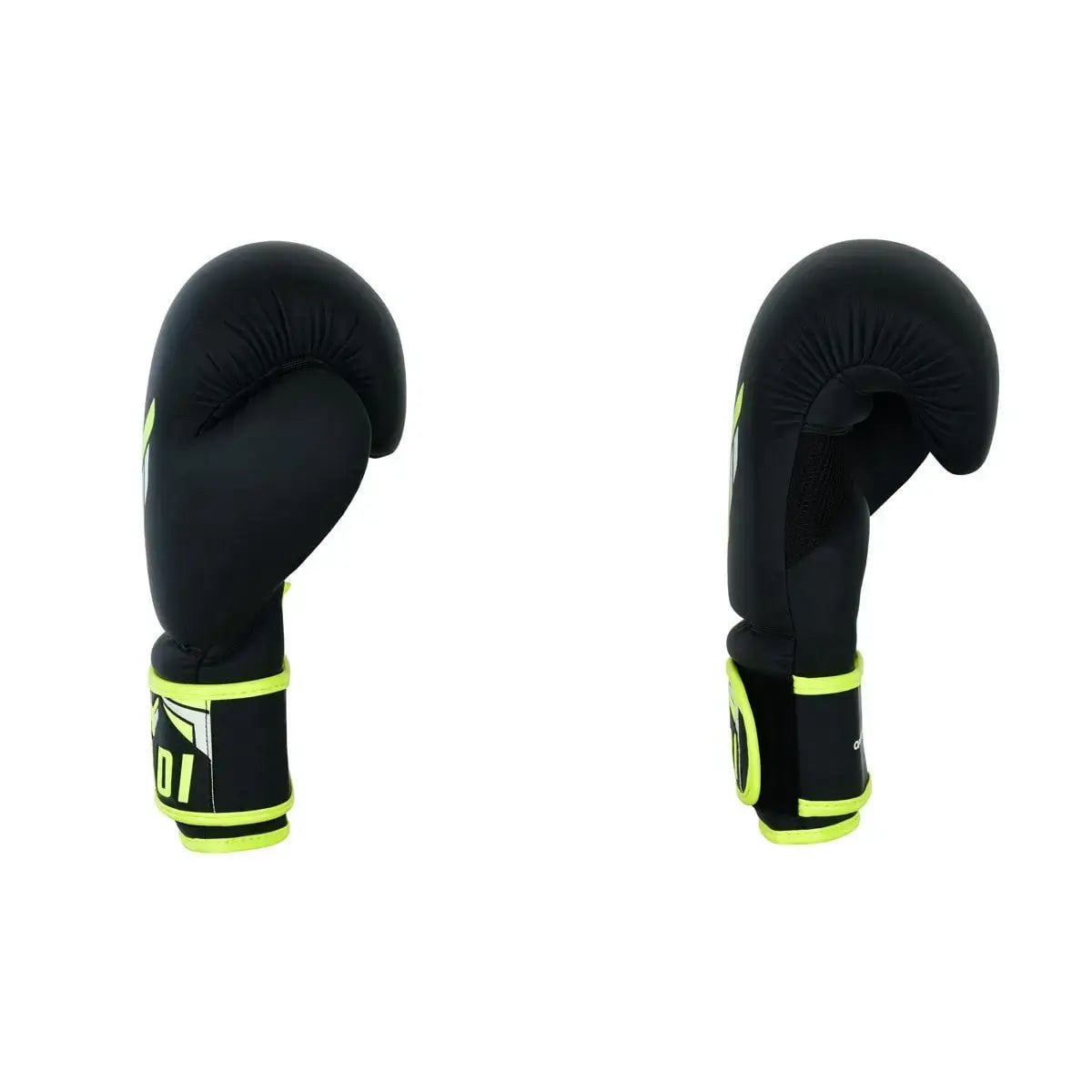 Fadi Sports Optima Fight Series Boxing Gloves Made of Black Matte Artificial Leather - 12 Oz