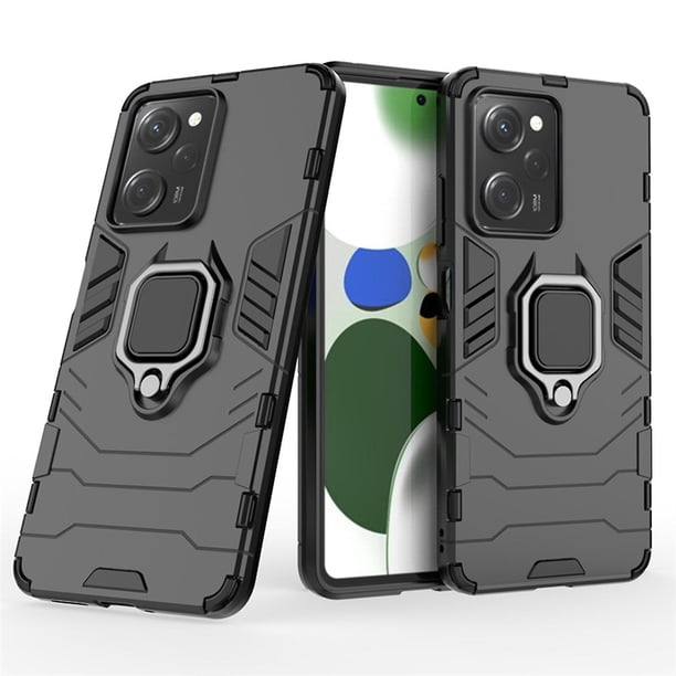Funda armadura resistente para Xiaomi 13t/xiaomi 13t Pro, cubierta anticaída de cuerpo completo de grado militar a prueba de golpes con soporte de anillo
