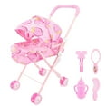 thumbnail image 1 of HLONK Dolls Stroller Model Baby Stroller Toy Simulation Stroller Toy Toddler Pretend Play Toy, 1 of 4