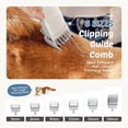 thumbnail image 4 of cnv 5-in-1 Pet Grooming Vacuum Kit with Low Noise Cordless Clippers, 2.5L Dust Cup, 3 Suction Modes, and 5 Professional Grooming Tools for Dogs, Cats, and Other Pets – White, 4 of 5