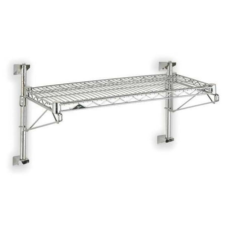 Metro Steel Wire Wall Shelf 24 x 36 x 14" Chrome Adjustable SW51C-1-2436