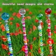 thumbnail image 2 of 102 Pcs Fairy Garden Accessories Outdoor Kit - DIY Fairy Wand Beaded Garden Stakes Decorative Kit with Miniature Mushrooms Figurine for Different Festivals, Beadable Items(Mushrooms), 2 of 7