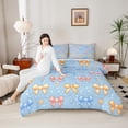 thumbnail image 4 of Castle Fairy Cartoon Colorful Bow Queen Comforter Set,Love Heart Bedding Comforter Set, 4 of 8