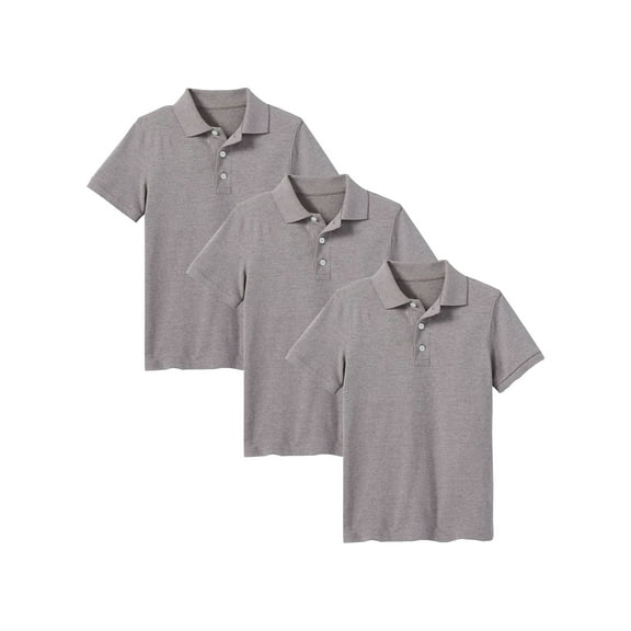 3-Pack Boys School Uniform Polo (Little Boys & Big Boys)