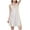 White, variant on Lovskoo Women 2024 Sleepwear Satin Lace Chemise Nightgown Full Sleepwear Dark Blue