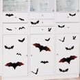 thumbnail image 4 of Agiferg Halloween Theme Series Wall Sticker Funny Red Bat Window Glass Sticker, 4 of 8