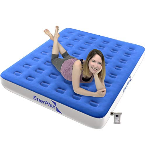 EnerPlex Luxury 9 Inch Queen Air Mattress with with High Speed Pump