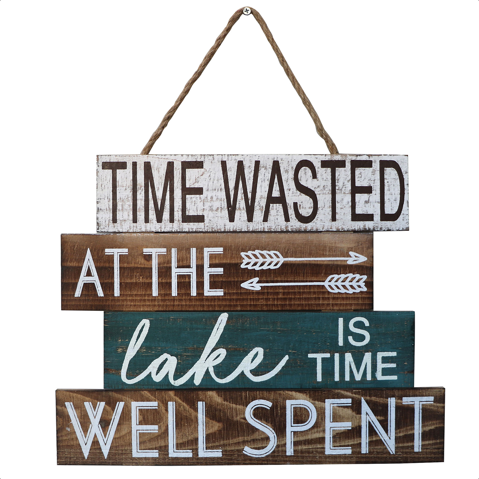 Barnyard Designs 'Time Wasted At the Lake' Lake House Decor for the