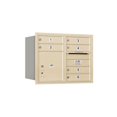thumbnail image 4 of Salsbury Industries Recessed USPS 8 Door Rear Load 4C Horizontal Mail Center with 1 Parcel Locker, 4 of 4