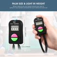thumbnail image 2 of Digital Handheld Clicker Electronic Manual Plus and Minus Portable Digital Clicker Counter with Lanyard for Sports Golf, 2 of 5