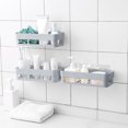 thumbnail image 4 of LPSSTORE Bathroom Rack Wall Mounted Bathroom Suction Wall Toilet Storage Hand Washing Without Punching Supplies, 4 of 7