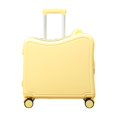 thumbnail image 1 of Maleta infantil con ruedas, equipaje de viaje rígido, tamaño cabina. Amarillo, 1 of 9