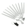 thumbnail image 2 of Meteor Shower Lights, 4W Christmas Icicle Lights IP65 Waterproof Plastic US Plug 120V Fine Workmanship  For Christmas White Light,Colorful Light, 2 of 8