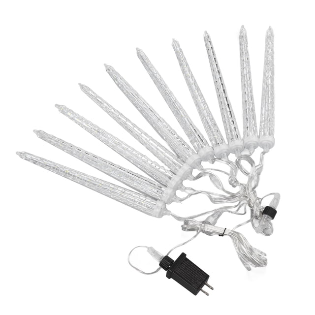 Lumières de Douche Météore Extérieures, Lumières de Douche Météore 4w Lumières de Douche Météore Lumières de Cloche de Noël Extérieures Ultra Réactives