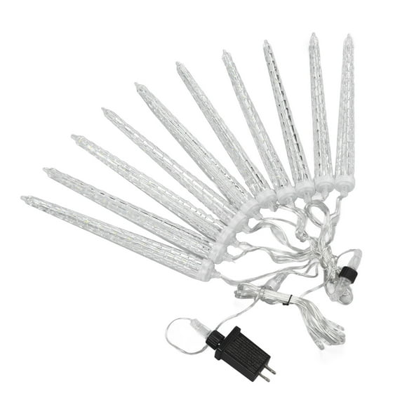 Meteor Shower Lights Outdoor,4W Meteor Shower Lights Meteor Shower Lights Christmas Icicle Lights Outdoor Ultra Responsive