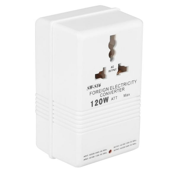 LHCER 110V to 220V Step Up Down Voltage Converter 120W Adapter CN Plug SW-S16,110V to 220V Converter,110V to 220V Transformer