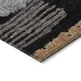 thumbnail image 4 of Addison Rugs Chantille Indoor/Outdoor Transitional Stripes Black Washable Rectangle Rug, 10' x 14', 4 of 6
