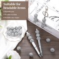 thumbnail image 4 of Craft Beads Loetere con diamantes de imitación plateados de 20 mm, 40 unidades, 4 of 6