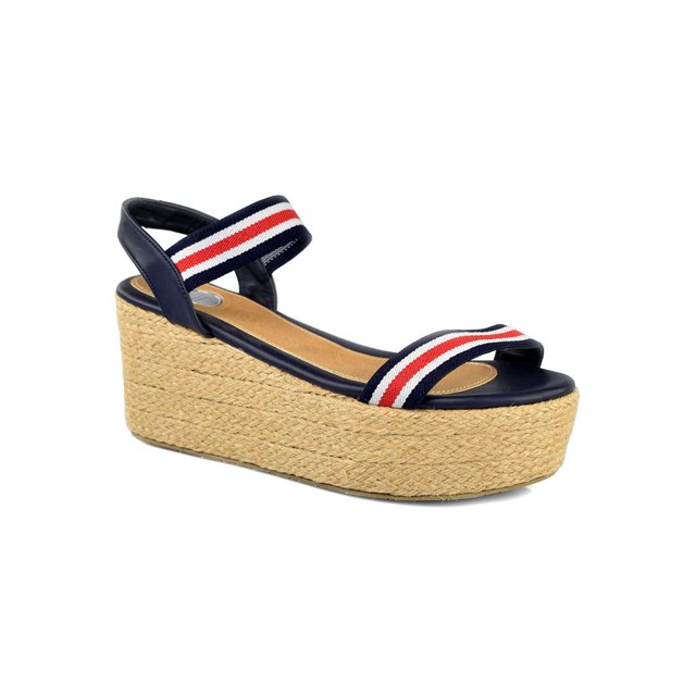 SANDALIA CUÑA CALZADO DAMA 732 73201441 azul 22.5 LOB Footwear 73201441