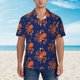 thumbnail image 2 of Fotbe Octopus Camisa Hawaiana para Hombre Unisex – Camisa Casual de Verano con Botones de Manga Corta de Algodón y Lino,Medium, 2 of 7