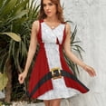 thumbnail image 7 of Santa Claus Suit Fashion Statement Dress Fashion Beach Long Dresses Female Party Printed Sundress, 7 of 7