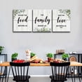 thumbnail image 2 of Dining Room for Kitchen Wall Art Sign,Canvas Prints Bless The Food Before Us Wall Decoration,Rustic Farmhouse Home Living Room for Bedroom Wall Decor Hanging Artwork, 2 of 6