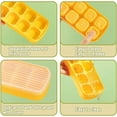 thumbnail image 5 of Mini Ice Cube Trays for Freezer, Silicone Ice Cube Trays with Lid for Mini Fridge, Small Ice Cube Molds, Ice Trays with Covers for Cocktails or Whiskey, BPA Free, Flexible & Easy Release - 3 Pack, 5 of 7