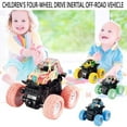 thumbnail image 2 of Truck Durable Toys Car Kids Anti Shock Flipping Gift Vehicles Outdoor Inertia Easy Operate Friction Powered, 2 of 7