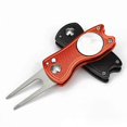 thumbnail image 2 of tredstone Golf Pitch Divot Repair Switchblade Ball Marker Groove Cleaner Red, 2 of 9