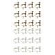 thumbnail image 1 of Pendientes de clip de tornillo ajustable de cobre no perforante de 24 piezas para hallazgos de joyería de bricolaje oro and rosa plata, 1 of 9