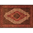 thumbnail image 1 of Ahgly Company Indoor Rectangle Medallion Orange Traditional Area Rugs, 7' x 10', 1 of 1