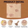 thumbnail image 3 of Uxcell 100Pcs Hojas de Papel encerado, 7.1 x 7.1 Pulgadas Papel para envolver sándwiches for Food Basket Liners para hamburguesas, pan, fiesta, feria, al aire libre, picnic, Marrón (periódico), 3 of 7