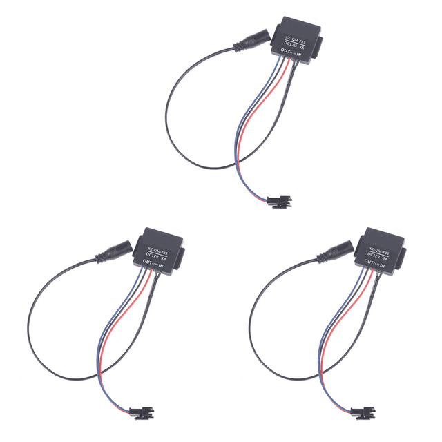 3Pc 5-12V Bathroom Mirror Switch Touch-Switch Sensor for LED Light Mirror Headlight Two Colors
