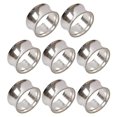 thumbnail image 1 of 8 Pieces of alloy Beaded Napkin Ring Delicate Napkin Buckle (Silver), 1 of 5