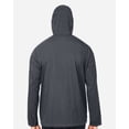 thumbnail image 3 of North End NE810 Men's Aura Lightweight Packable Anorak-Carbon/ Black-3XL, 3 of 6