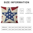 thumbnail image 5 of Pillow Covers Inch Throw Pillow Covers Stars Stripes Cushion Case Pillowcase Decorations for Sofa Couch, 5 of 5