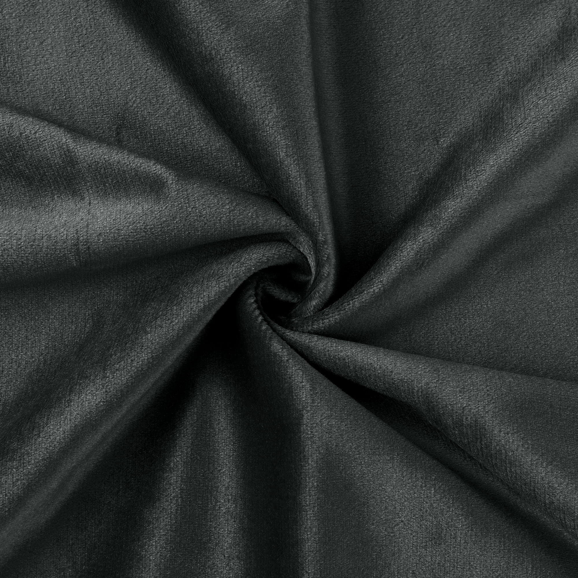 Unique Bargains Velvet Solid Throw Pillow Covers Decorative Cushion Covers (2 Count) Black 16" x 16"