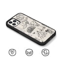 thumbnail image 2 of Compatible with iPhone 11 Pro case cute handsome denim pattern mobile phone case soft TPU fashion design, 2 of 4