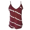 thumbnail image 3 of Yuemengxuan Women Summer Tank Tops, Stripes Spaghetti Straps V-Neck  Low-Cut Sleeveless Long Vest, 3 of 4